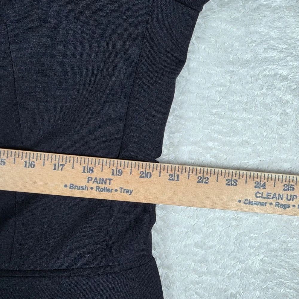 Jos. A. Bank Blazer Mens 41R Navy Blue Wool L/S Button Up Gold Crest Buttons